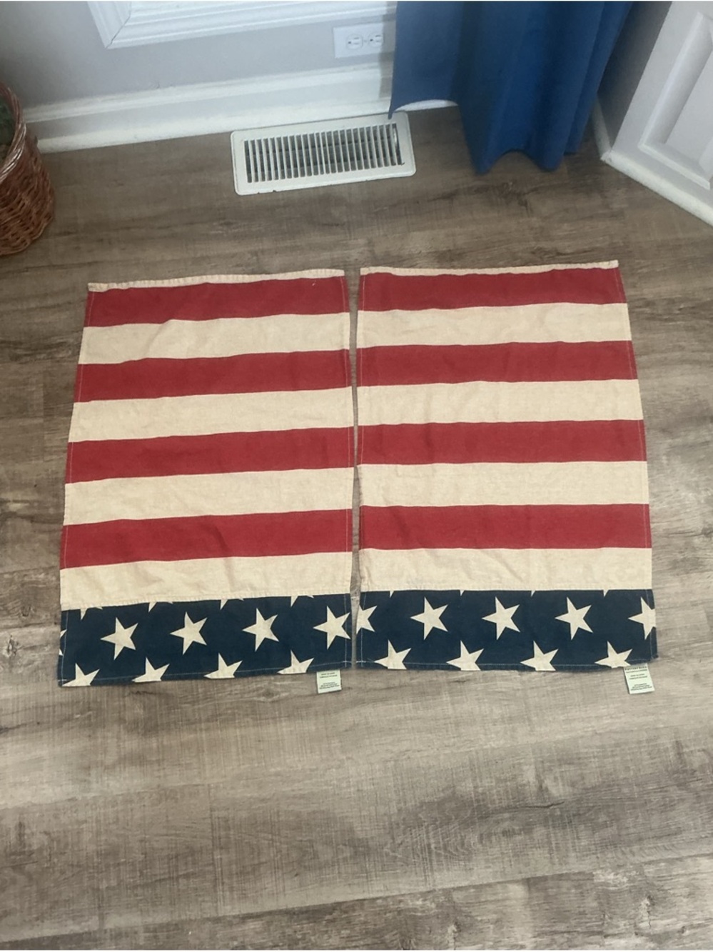Pottery barn Americana linen tea towels